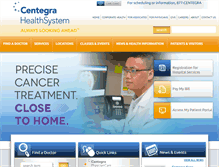 Tablet Screenshot of centegra.org